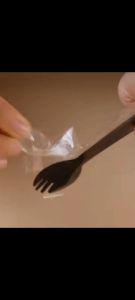 ส่งฟรี ช้อนพลาสติก 1 ซอง 100 ชิ้น ใส่ถุงแยกทุกชิ้น ส้อมพลาสติก ช้อนส้อมพลาสติก ส้อมแบบใช้แล้วทิ้ง ช้อนเค้ก ช้อนขนม