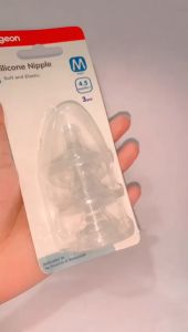 PIGEON Silicone Slim Neck Nipple Triple Pack (isi 3)