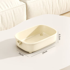 Rectangular Covered Storage Box Toy Cosmetic Organizer Desktop Home Use Storage Box for Snacks Toys And Miscellaneous Items