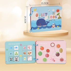 children quiet book busy book activity book buku sticker anak reusable
