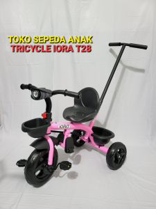 Sepeda Roda Tiga 3 PMB IORA T28 Tricycle Anak Ada Musik