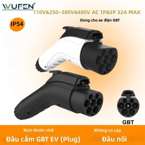 WUFEN GB/T 20234 EV Bộ Sạc Cắm 16A 32A 1P 3P Cho Xe Điện PHEV Trạm Sạc Xe 3.5/11/7/22KW GB/T Convertor