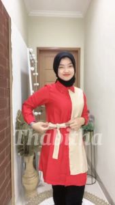 { THABITHA } HN / MC / dres gioda / longtop play / gaun pesta kondangan mewah / gaun wisuda kekinian / baju pesta / dress / dress kondangan wanita / dress wanita / dress pesta gaun elegant / { free ongkir + cod }