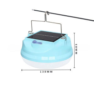 Portable Solar LED Camping Light with Magnetic Base and Quick Hook 3 Lighting Modes Suitable for Long-term Outdoor Camping Use