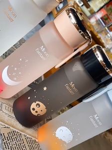 ขวดน้ำ กระบอกน้ำ [400ml.] ขวดใส่น้ำพลาดสติก ขวดน้ำน่ารัก ชงร้อนได้ 120 องศา(BK3555)