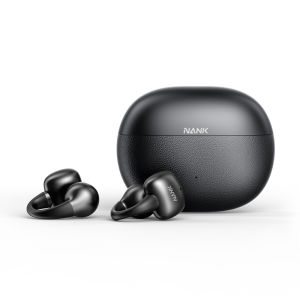 Nank Clip Super Sports Wireless Bluetooth Earphones Open Design Running Ear Clips High Quality Sound Output Long Battery Life