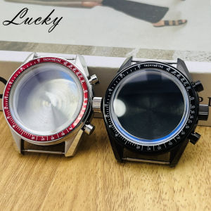 39.7mm High Quality VK63 Moon Watch Black/White/Blue/Green/Black Gold Bezel Fit VK63 VK64 Movement OMG Watch Parts Accessories