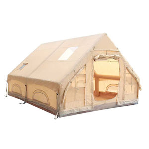 Inflatable Camping Tent Outdoor Windproof Thickened Exploration Equipment Easy Setup PVC Material Four Seasons Suitable for 6-8 People