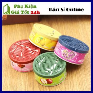 Hộp Sáp Thơm Dáng Tròn 63g Để Nhà Vệ Sinh Phòng Ngủ Nhà Tắm Xe Ô Tô - Sáp Thơm Khử Mùi Mini Hương Tự Nhiên Khử Mùi Hôi Để Tủ Quần Áo Tiện Lợi