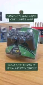 STIK PS USB MURAH GETAR FULL GAMEPAD SINGLE R-ONE JOYSTICK / STICK USB UNTUK LAPTOP & PC