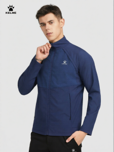 Kelme | Sun Protection Stand Collar Long Sleeve Mens Training Jacket