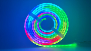 AceDeal [Support Lalamove Bulk Orders] 12V RGBIC Strip Light LED Neon Light Bluetooth App Music Sync Remote Control Change Color Flexible Neon Strip Support Running Flow Effect Home Decoration