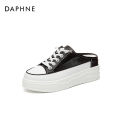 Daphne Breathable Mesh Head Cover Sandals Thick Bottom Slip-On Casual Fashion Shoes for Young Women in Spring And Summer. 