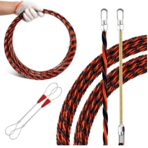 Electrician Threading Device 5/10/15/20/25/30/50M Cable Wire Threader Puller Lead Device Construction Electrician Hand Tools