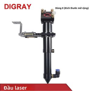 Đầu Laser DIGRAY CO2 Dòng E Mở Rộng Cho Máy Khắc Cắt Gỗ D20MM FL50.8 & 63.5 Gương 25MM