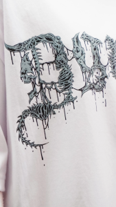 DGRAVE CREATIONS ROTTEN WHITE T-SHIRT