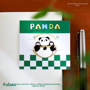 Cute Panda Chinese Style Deluxe Refined Student Gift Bookmark