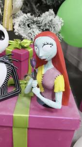 Disney | Disney The Nightmare Before Christmas Jack Sally Piggy Bank Collectible Figure Money Box Desktop Ornament Home Decor Gift