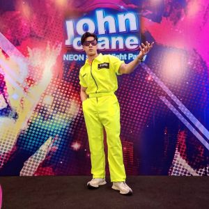 ชุดนักโทษนีออน สีเขียว/มะนาว