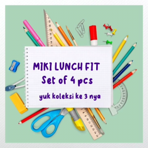 Set Tas Bekal Viera Lunch Bag Set Of 4 Pcs - Bunda Beli Shop