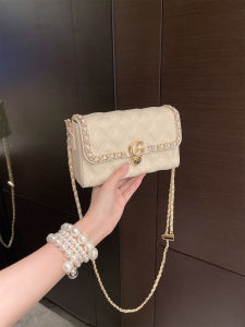 MY&FSNH | Retro Light Luxury Versatile Womens Diamond Pattern Square Chain Bag