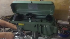 Máy Khoan Bàn RUBI XQ-16B (550W) - Động Cơ 100% Dây Đồng - Cao 1m - Chạy Êm Không Ồn - Bảo hành Toàn Quốc 12 Tháng