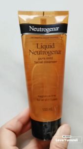 1 หลอด นูโทรจีนา ลิควิด เจล ล้างหน้า ของแท้ ปราศจากน้ำหอม Neutrogena Liquid Fragrance Free Pure mild