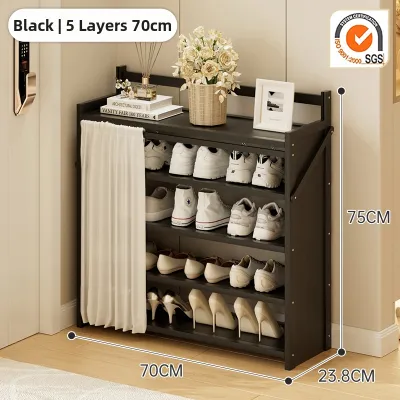 ZHUSHANXIA | Foldable Dustproof Multi-layer Shoe Rack Narrow