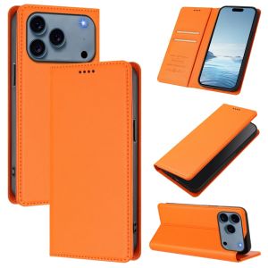 Trường hợp đối với iPhone 18 Pro Max 17 không khí 16 Puls 15 14 trường hợp ví với ví đựng thẻ chân đế [RFID chặn] chất liệu da PU lật từ bìa TPU nội thất chống sốc vỏ bìa cam