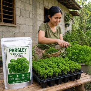 Curly Parsley Seeds – Premium Herb Seeds for Planting | Approx. 40 Seeds