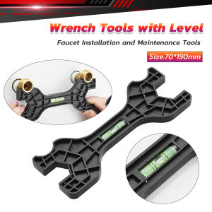 MaxPlus Wrench Tools with Level Multifunctional Level Removal Wrench for Bathroom
