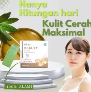 50 gram murah lebay!!!!PAKET 3 PCS 50 gram kiyoko phyllia beauty soap untuk jerawat&flek memutihkan&menyehatkan kulit