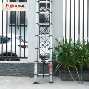 Thang nhôm rút đơn gấp gọn 38M - 5M Nhập Khẩu chính hãng FUJIHOME thang rút xếp gọn gia đình đa năng