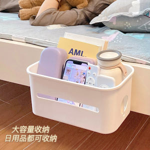 Bedside Storage Rack Mobile Phone Holder Bedroom Bed Mounted Plastic Organizer No Drilling Required for Dormitory Bunk Beds