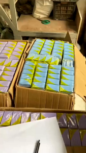 Bông nở rửa mặt bọt biển Chivey 12 miếng Mút rửa mặt bọt biển 12 thanh