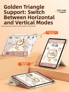 YOUSIDUN | Transparent Pen Slot iPad Protective Case