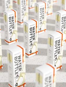 286ML Pet Dog Water Bottle Feeder Bowl Leak Proof Portable Food Bottle Pets Outdoor Travel Drinking Include Poop Bag