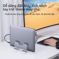 Hagibis Dọc Bàn Để Laptop MacBook Pro Air Trong Suốt Để Bàn Trọng Lực Giá Đỡ Laptop Hỗ Trợ Cho Bề Mặt Sách Máy Tính Bảng. 