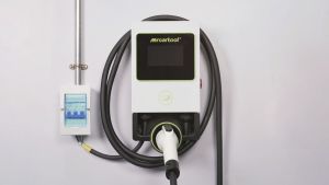 🔥Special Price🔥 MRCARTOOL S311 7KW 32A Fast Charging EV Charger Touch Screen Data Display Home Charging Stations Scheduled Charging & Smart Swipe Charging EV Wall Charger 26FT Cable Type 2 EV Charger Single-phase Electricity