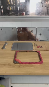 Biển Số Xe Máy - Xe Điện INOX Cao Cấp VIỀN BÔNG L1 - Bóng Gương Chống Rung Chống Nước