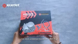 Scarlet Racing - Blok Kopling Rumah Bak Kopling Assy Blade jupiter mx supra x 125 karisma supra x 100 x1 vega zr jup zx