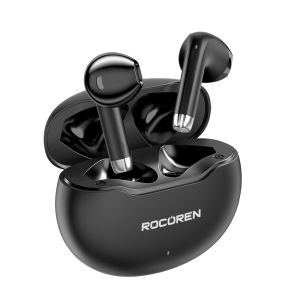 Rocoren R01 Tai nghe không dây thật TWS Bluetooth 5.3 âm thanh nổi HD độ trễ thấp Chơi Game Với Mic Âm Nhạc
