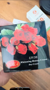 KEM ROSA HOA HỒNG ĐEN - LÀM TRẮNG - XOÁ MỜ THÂM NÁM - UV/30 - WHITENING BEAUTY CREAM 20G