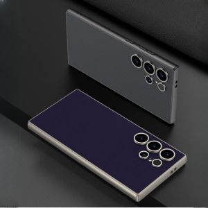 Luxury Leather Case For Samsung Galaxy S25 Ultra/S24 Ultra 5G Full Coverage Protective Shell Camera Lens Protection Shockproof Phone Case For Samsung Galaxy S24 Ultra