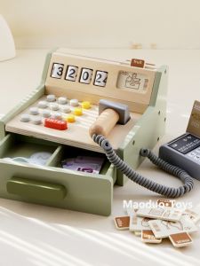 UMU | Simulated Wooden Cash Register Toy