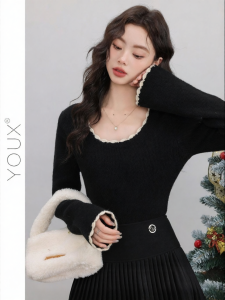 YOUXIANG | Áo Sweater Mềm Mại Thoải Mái cho Thu Đông
