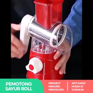 PENGIRIS SAYURAN BUAH DAN BUMBU / PERLENGKAPAN DAPUR / ALAT PENGGILING MANUAL (MULTI SHREDER) HIJAU