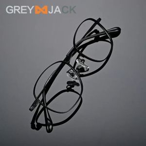 Grey Jack Frame Kacamata Model Kotak Ringan Bahan TR90+Metal Fashionable Simple Pria Wanita Bisa Minus New 34595