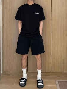 Quần Short Thể Thao Nam Cleanfit Màu Đen Mùa Hè Ngoài Trời Quần Nỉ Dày Nhanh Khô Quần Dài Rộng Rãi Cạp Vừa