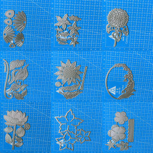 Flowers Metal Cutting Dies Stencil DIY Scrapbooking Album Paper Card Template Mold Embossing Craft Decoration